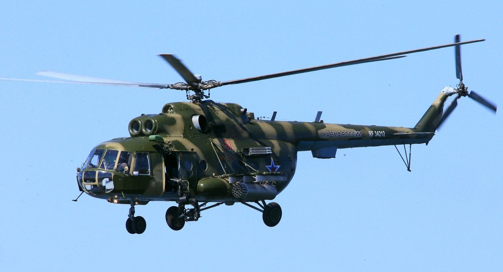 俄国防部：“伊斯兰国”武装分子朝运送人道主义救援物资的俄米-8直升机射击