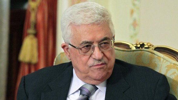 巴勒斯坦总统马哈茂德·阿巴斯抵达阿什哈巴德进行正式访问