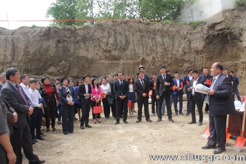 吉尔吉斯斯坦奥什孔子学院新大楼举行奠基仪式