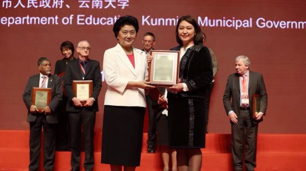 比什凯克人文大学孔子学院跻身全球孔子学院前20佳