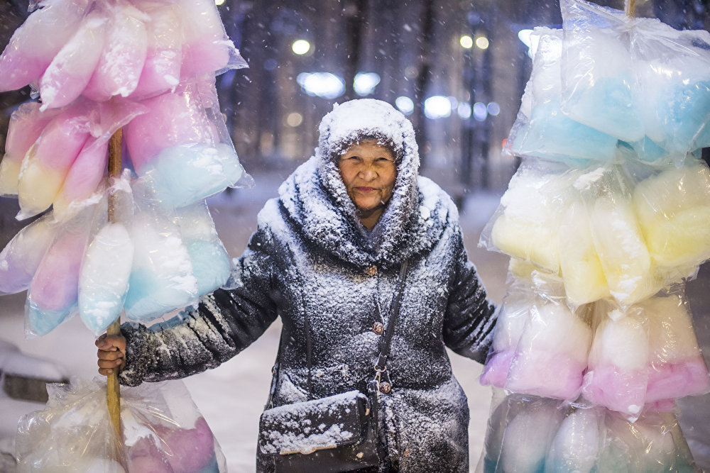 雪后的比什凯克：银雕玉琢的白雪王国