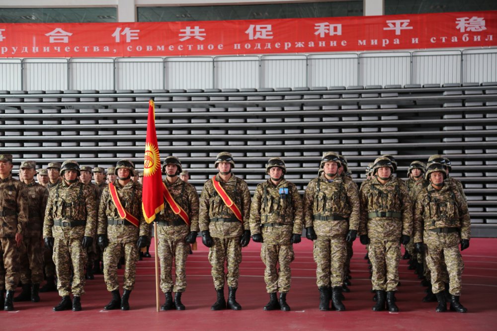 吉国特种部队和山地步兵赴中国参加上合组织演习